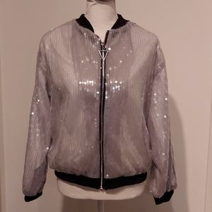 Womens Sequin Jacket